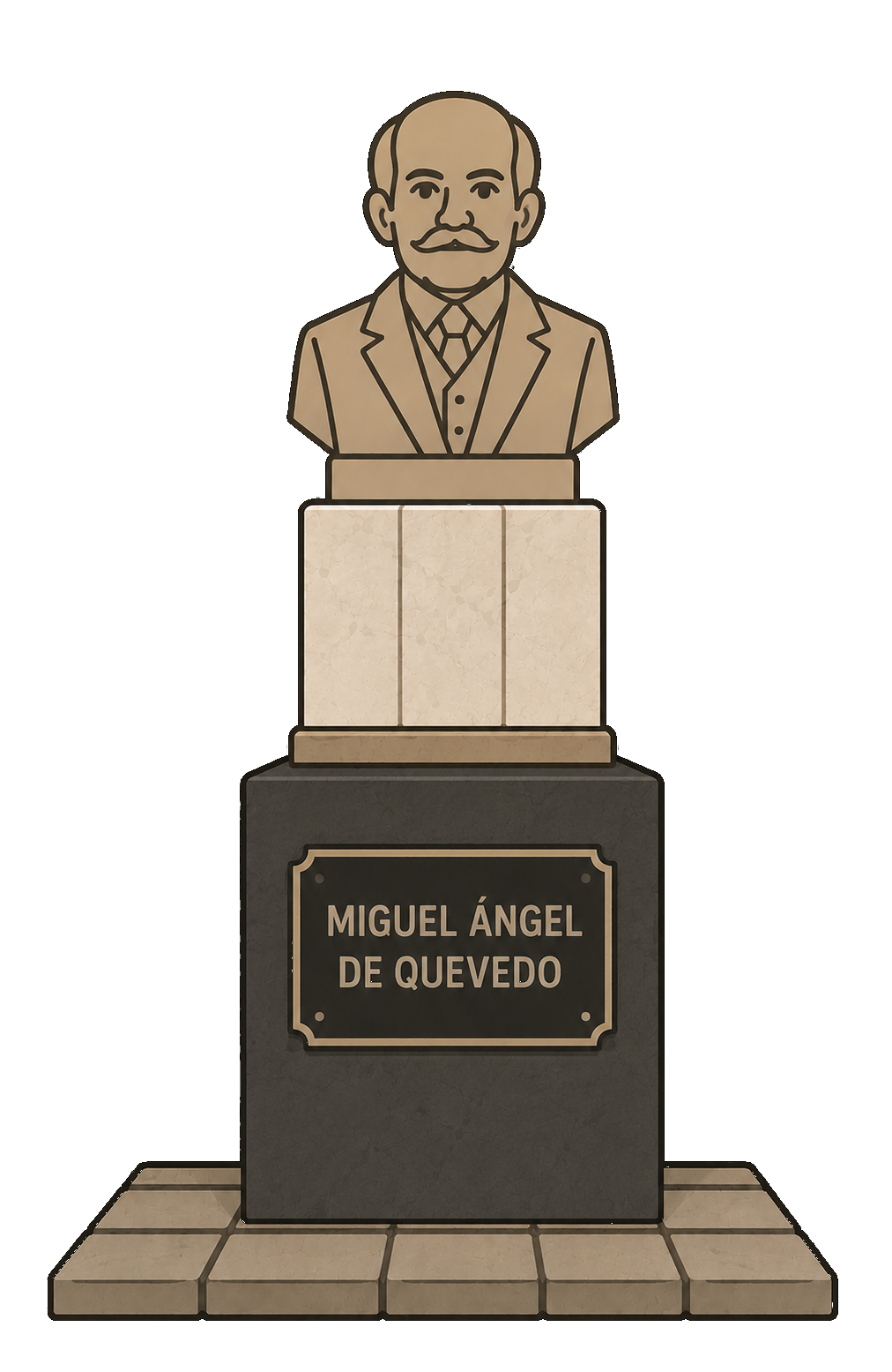 Miguel Ángel de Quevedo Statue